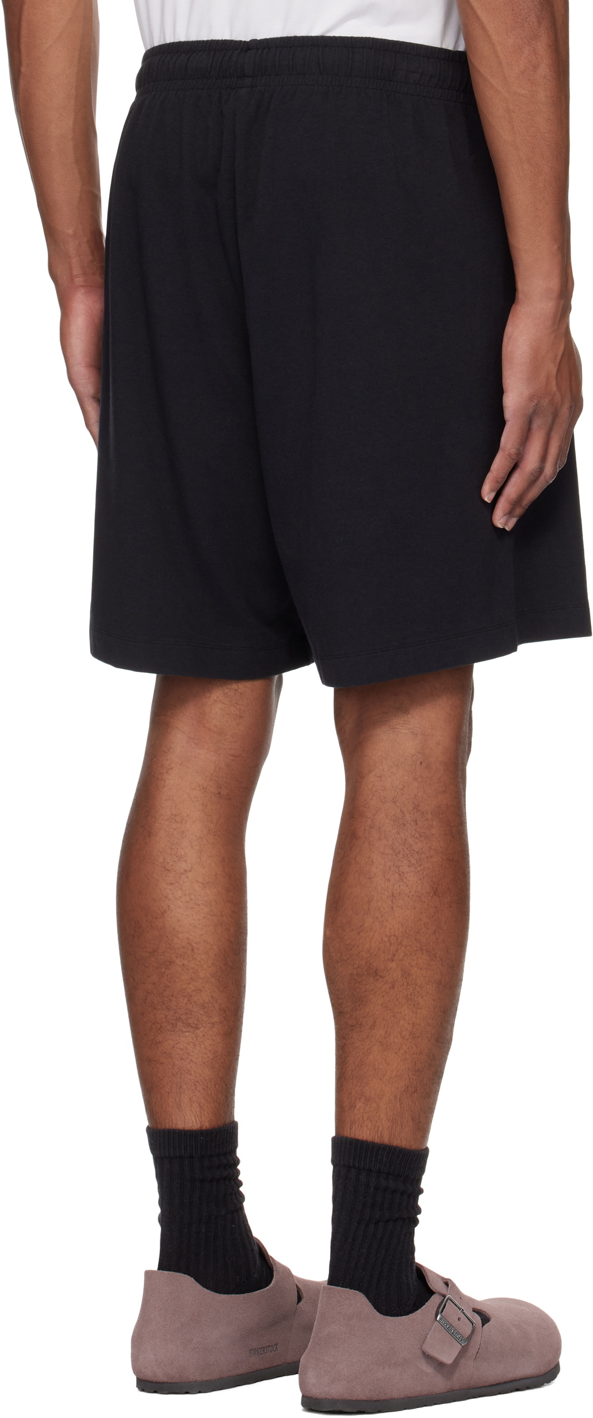 SKIMS Black Jersey Lounge Relaxed Shorts