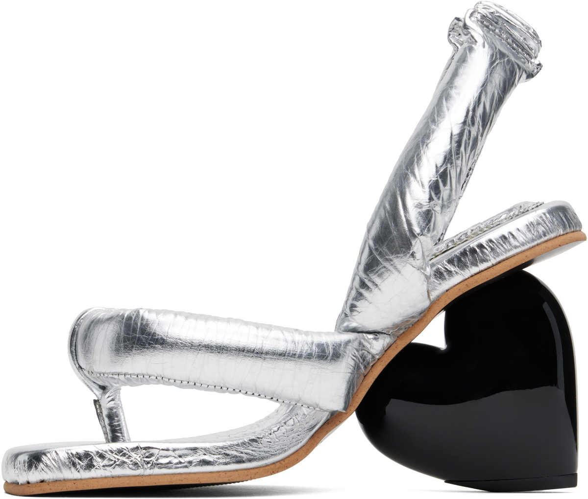 YUME YUME Silver Love Heeled Sandals