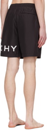 Givenchy Black Printed Swim Shorts