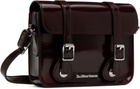 Dr. Martens Burgundy 7 Inch Vegan Crossbody Bag