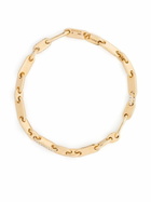MAOR 18K Yellow Gold Monolinka Diamond Bracelet
