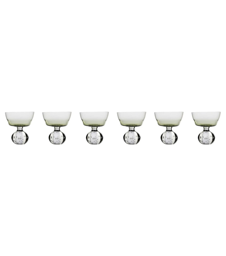 Photo: Serax Eternal Snow M set of 6 glasses by Bela Silva