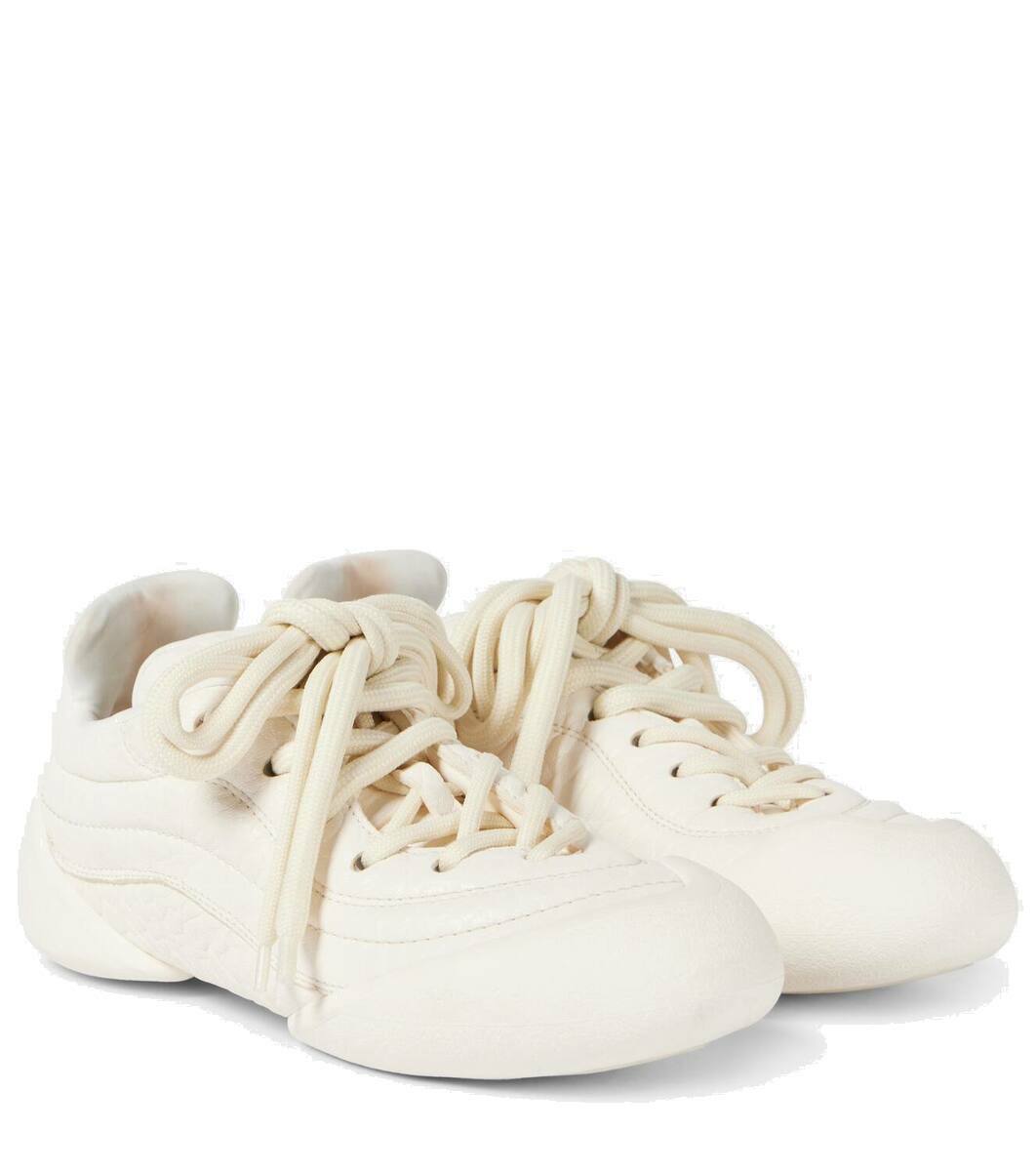 スニーカー ALEXANDER MCQUEEN TWO-TONE LEATHER FLEXION SNEAKERS Alexander McQueen Two-tone Leather Flexion Sneakers