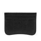 AMI Paris Women's Card Holder in Black/Vibrated Brass 