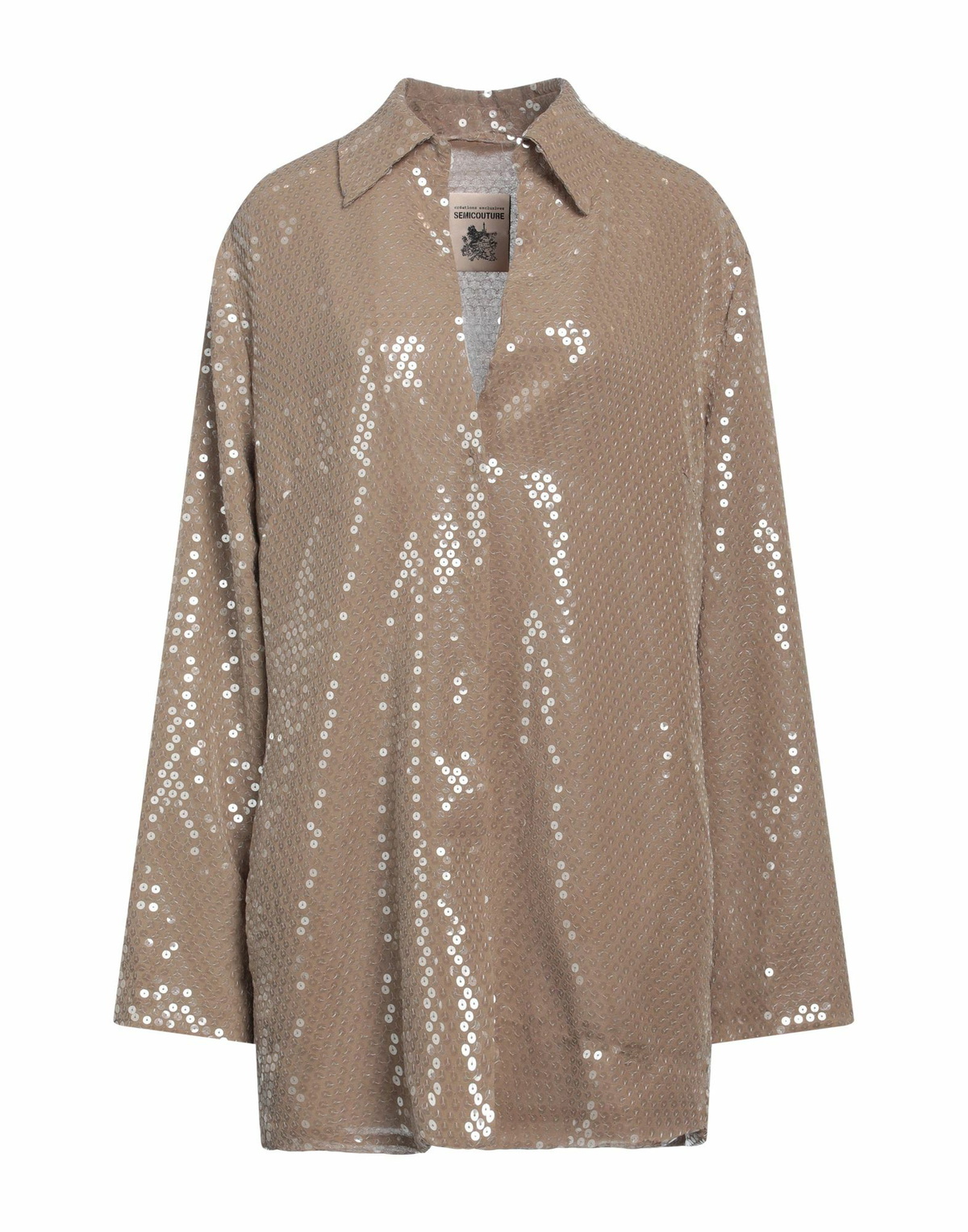 Semicouture Womens Jacket Khaki