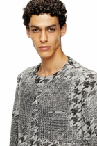 Diesel Coat in Prince of Wales jacquard denim - Denim Jackets - Unisex - Multicolor