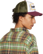 Dsquared2 White & Khaki Patch Baseball Cap