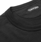 TOM FORD - Cotton-Jersey T-Shirt - Men - Black