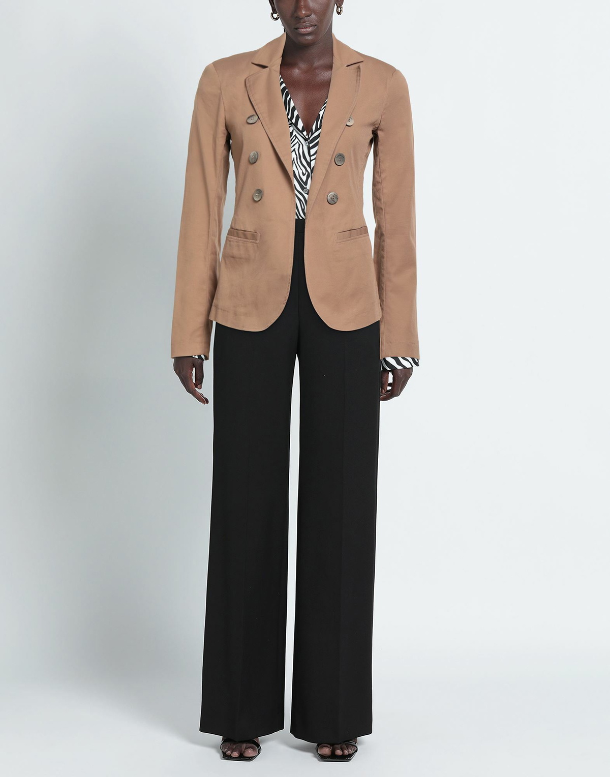Alessia Santi Womens Blazer Light brown
