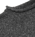 Sid Mashburn - Slim-Fit Mélange Merino Wool-Blend Sweater - Gray