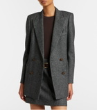 Blazé Milano Everyday herringbone wool-blend blazer