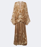Zimmermann Momentum Burnout Bubble printed silk gown
