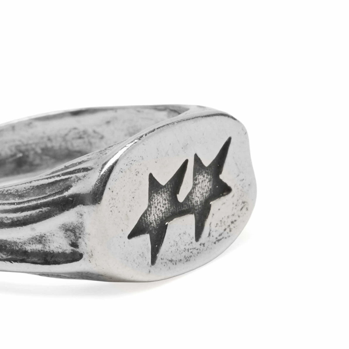 TwoJeys Men's Superstar Signet Ring in Sterling Silver