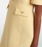Valentino Crepe Couture VGold minidress