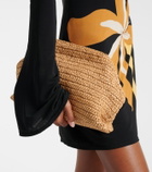 Cala de la Cruz Maisha floral jersey minidress