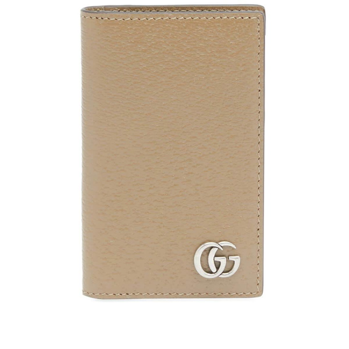 Photo: Gucci Men's GG Supreme Card Wallet in Taupe