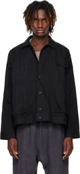 Jan-Jan Van Essche Black O-Project Canvas Jacket