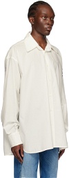 MM6 Maison Margiela Off-White Printed Shirt