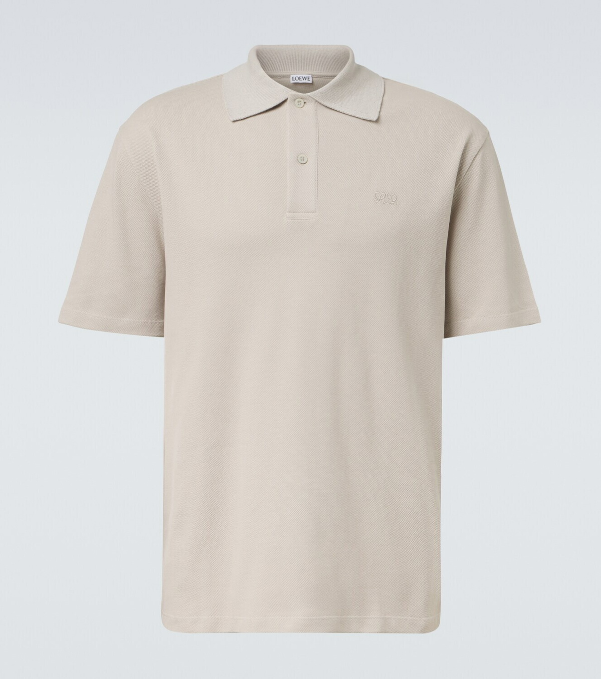 Loewe Double L cotton piqué polo shirt