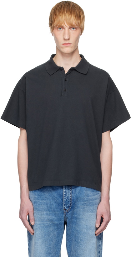 Photo: The Row Black Bry Polo