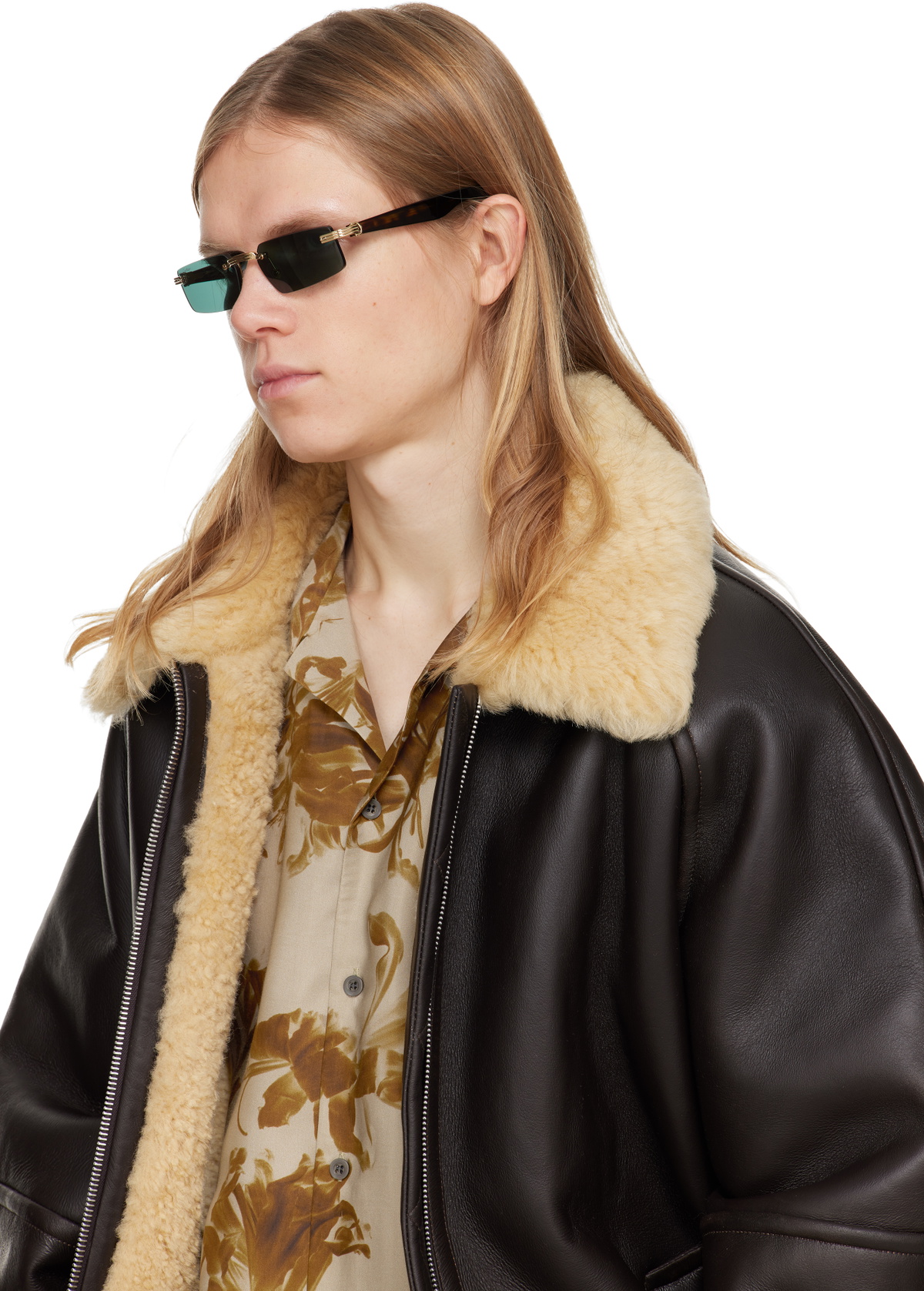 Cartier Brown CT0537S Sunglasses Cartier display picture 1