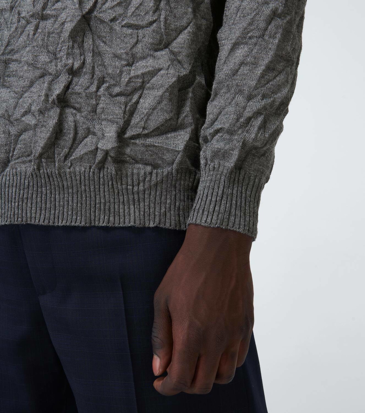 Balenciaga Creased knitted sweater
