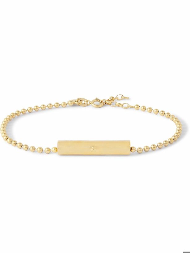 Photo: Alice Made This - Charlie 24-Karat Gold-Plated ID Bracelet