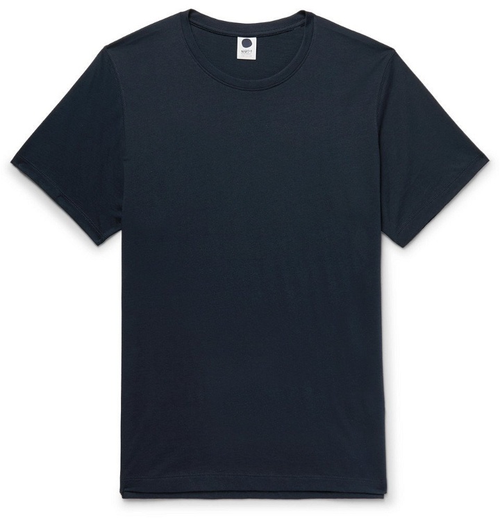 Photo: NN07 - Pima Cotton-Jersey T-Shirt - Men - Midnight blue