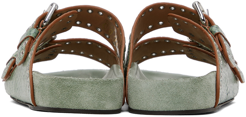 Isabel marant discount lennyo sandals green