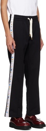 Casablanca Black Embroidered Lounge Pants