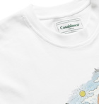Casablanca - Casa Views Printed Cotton-Jersey T-Shirt - White