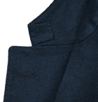 Boglioli - Navy K-Jacket Slim-Fit Garment-Dyed Felted Wool Blazer - Men - Blue