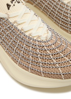 Athletic Propulsion Labs Zipline Embroidered Knitted Sneakers Brown