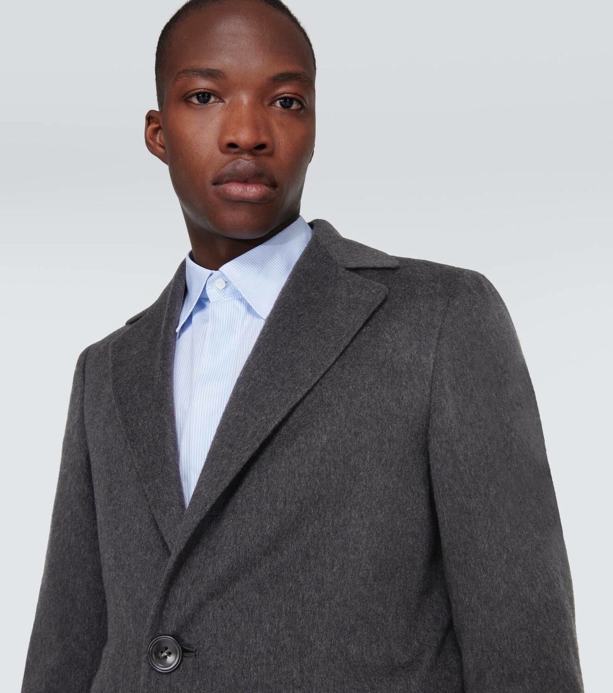 Kiton Single breasted cashmere coat Kiton