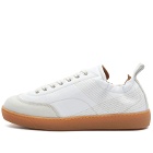 Dries Van Noten Men's Leather Sneakers in White
