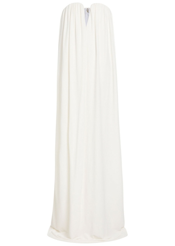 Photo: Stella Mccartney Forever Stella Strapless Crepe Gown White