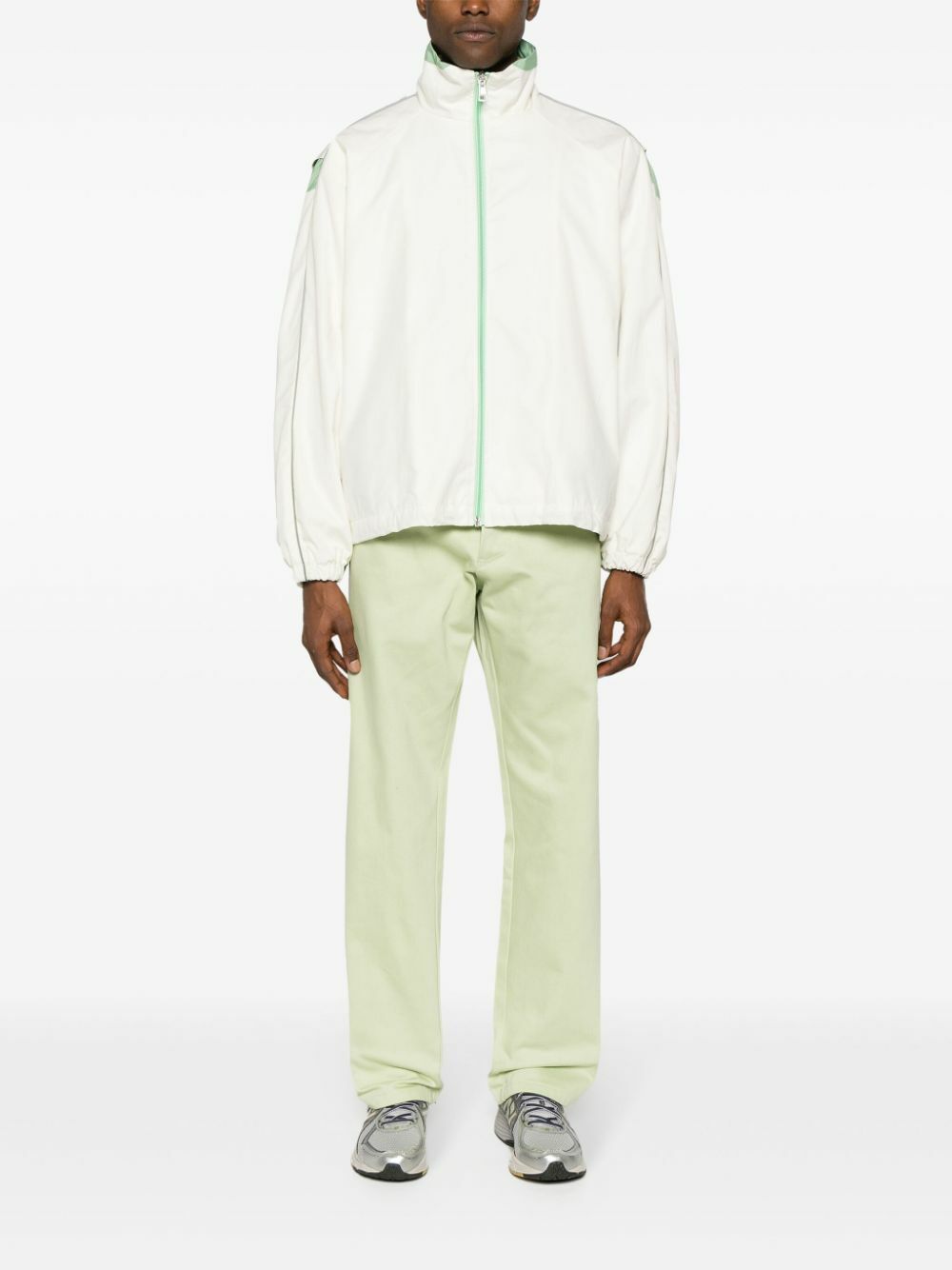 Robyn Lynch Green Straight-Leg Trousers