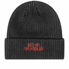 Sci-Fi Fantasy Men's Logo Beanie in Black And Grey