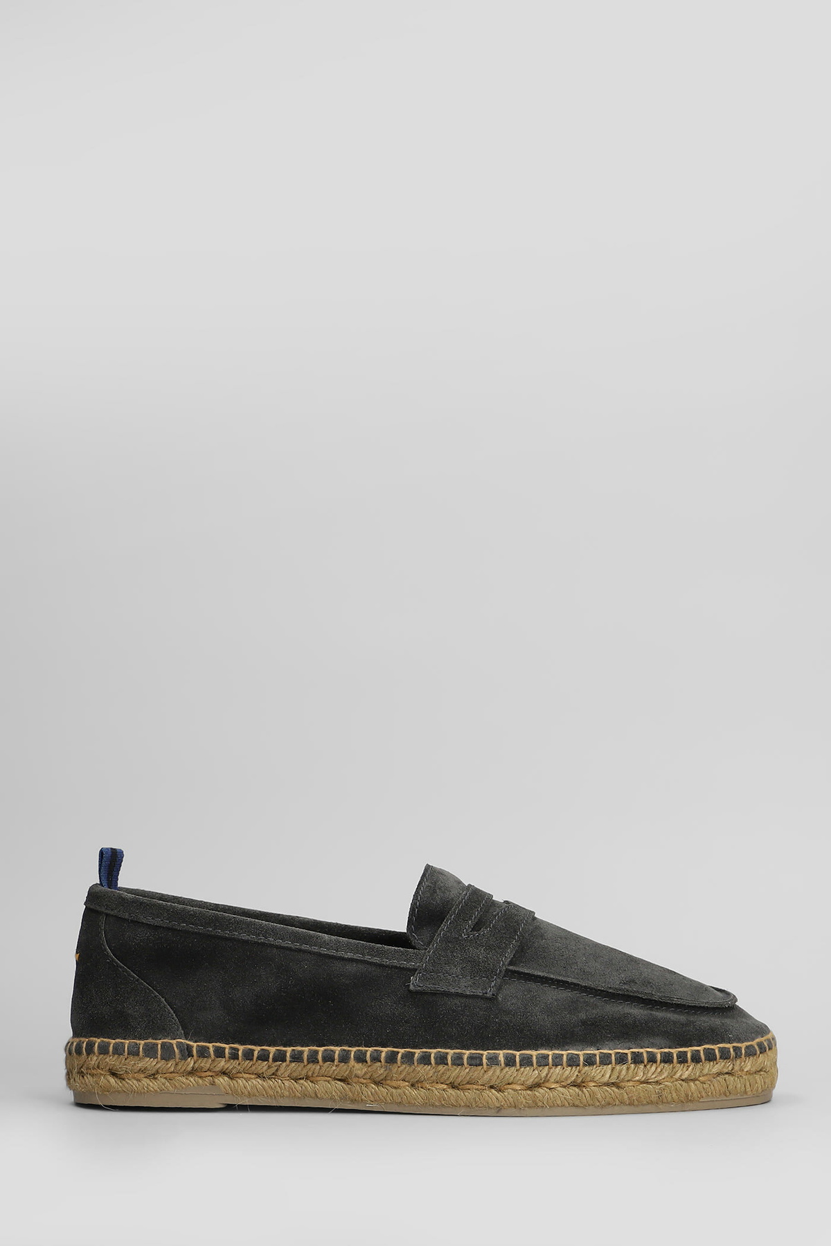 Castañer Nacho T-186 Espadrilles In Grey Suede