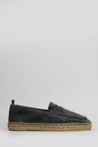 Castañer Nacho T-186 Espadrilles In Grey Suede