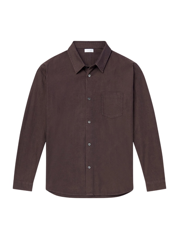 Photo: John Elliott - Cotton Kersey-Twill Shirt - Brown