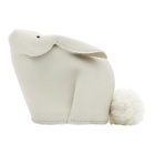 Loewe White Bunny Coin Pouch