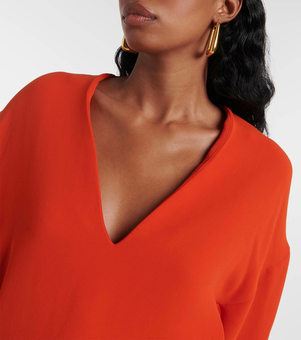 Plan C Gathered midi dress