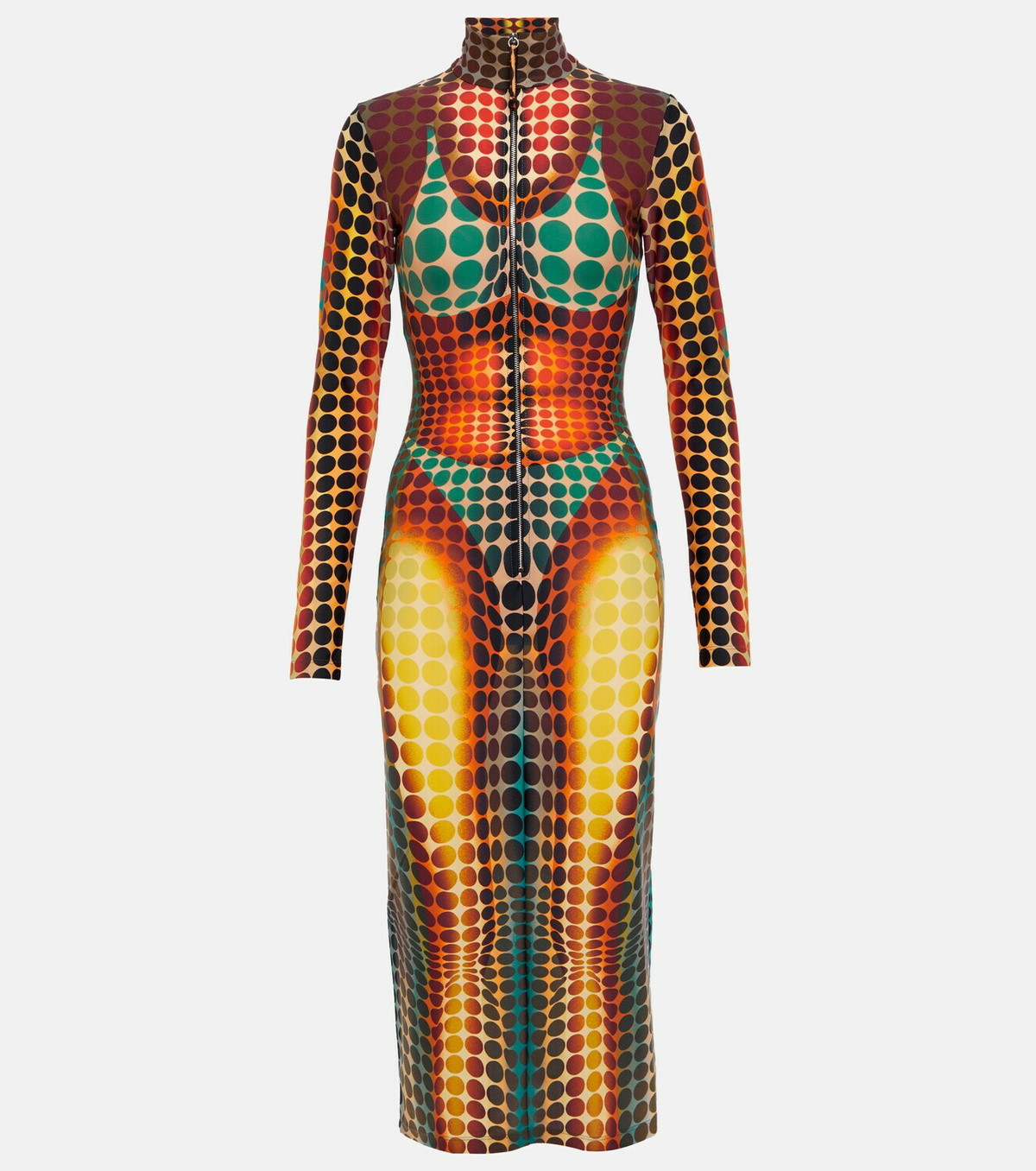 Jean Paul Gaultier - Dots midi dress Jean Paul Gaultier Jean Paul Gaultier - Dots midi dress Jean Paul Gaultier