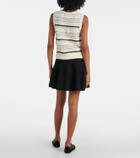 Varley Athena pointelle cotton sweater vest