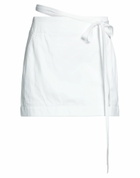 Ann Demeulemeester Womens Mini skirt in White