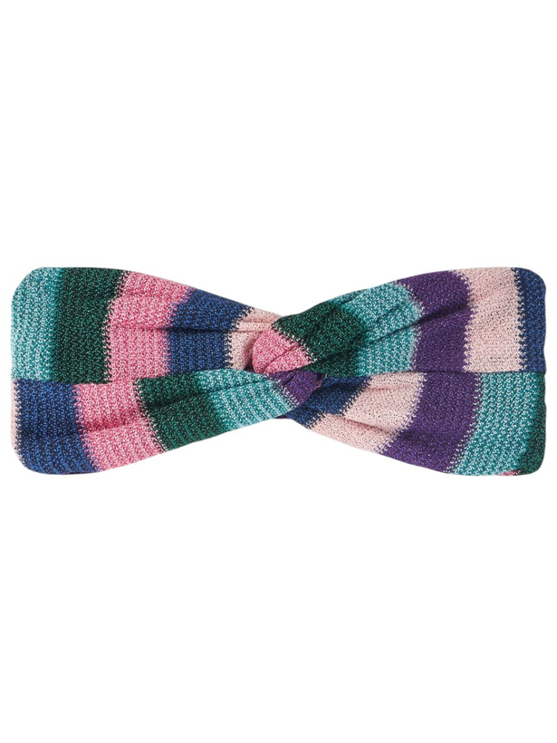 Photo: MC2 Saint Barth Woman Blue Chevron Hairband