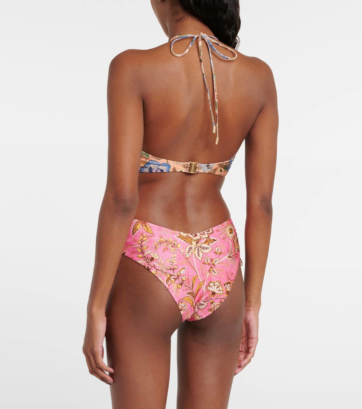 ZIMMERMANN ビキニボトム フローラルプリント【関税なし】 Zimmermann Junie floral bikini Zimmermann