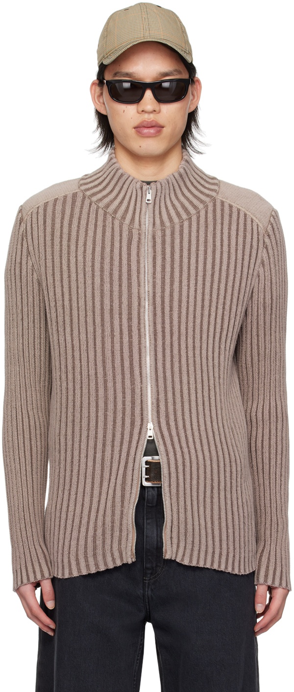 Photo: Our Legacy Purple Classic Cardigan
