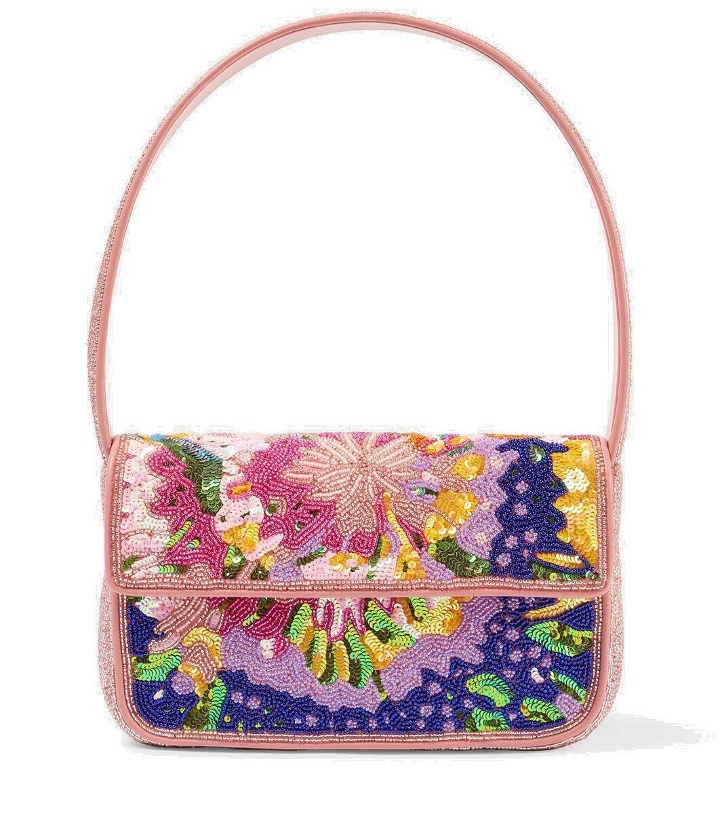 Photo: Staud Tommy Small beaded shoulder bag